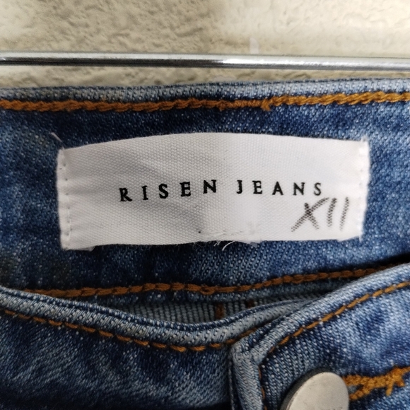 Risen Jeans High Rise Straight Jean Women's Plus Size 2X - Picture 5 of 7